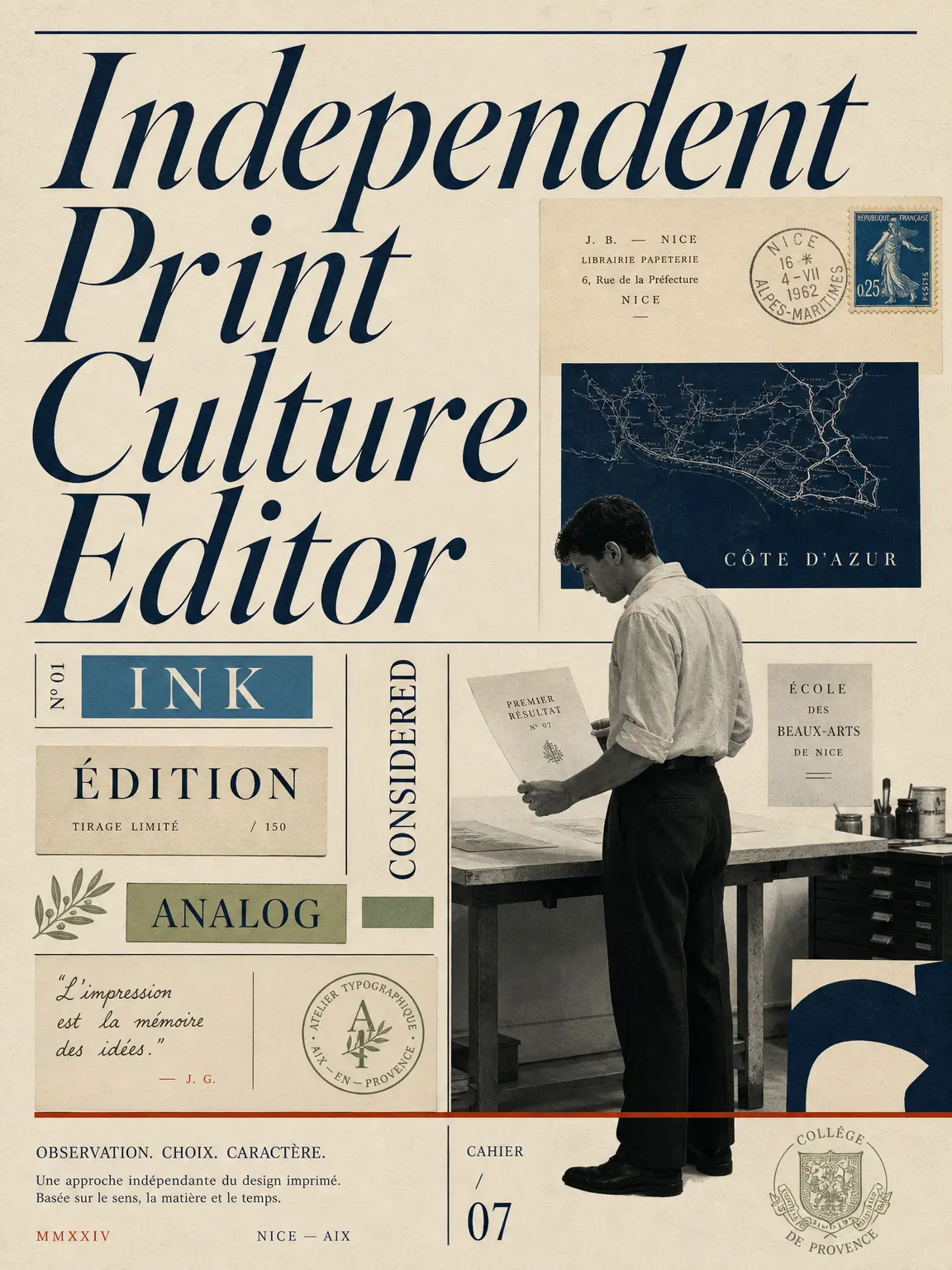 Culture Editor — editorial collage of clippings, notes, and a running argument about what matters.