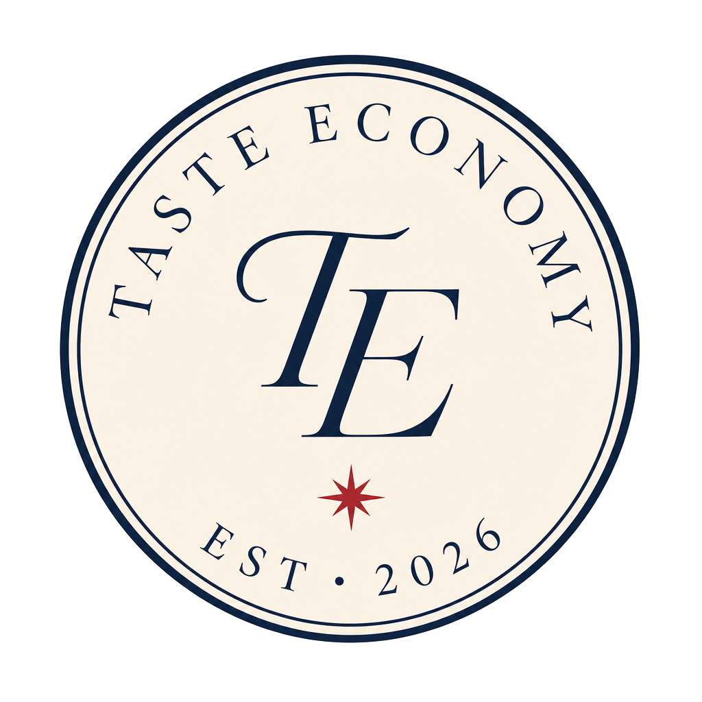 Taste Economy editorial seal